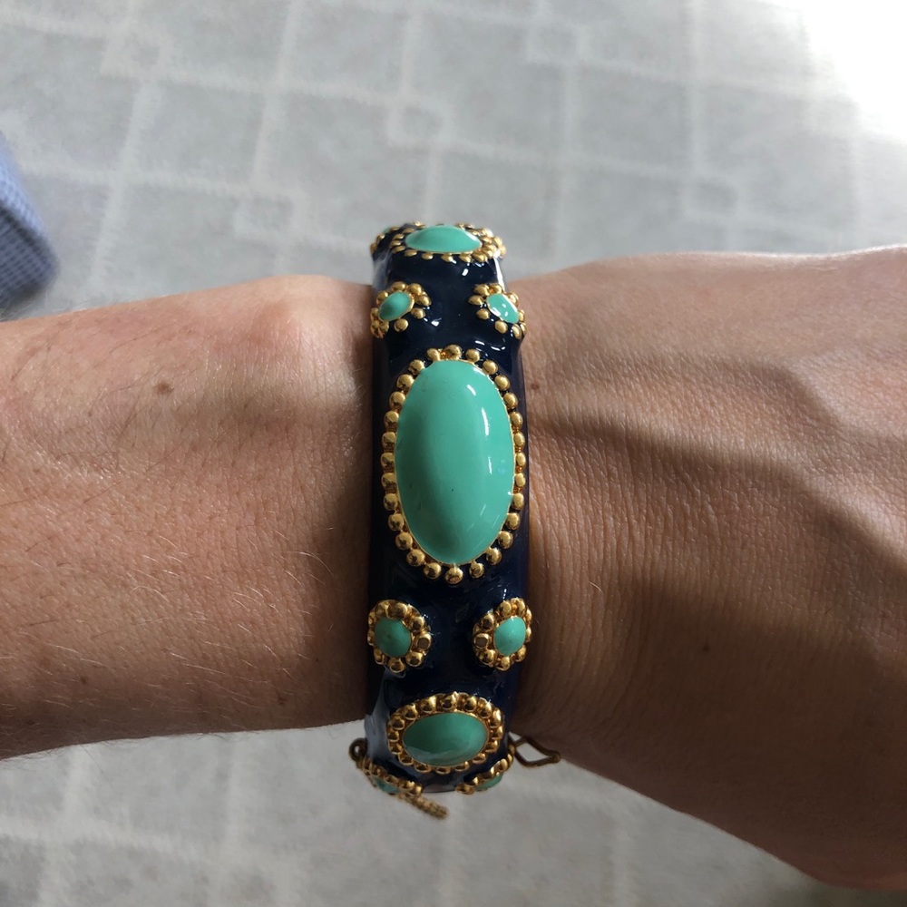JCrew Navy & Turquoise Bracelet